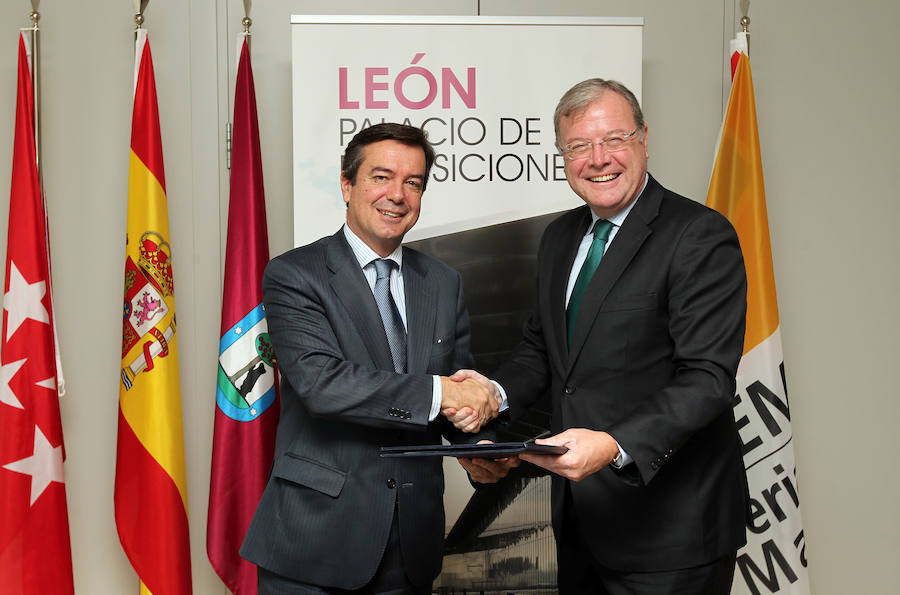 Fotos: Ayuntamiento de León e Ifema firman un convenio para la gestión del Palacio de Exposiciones