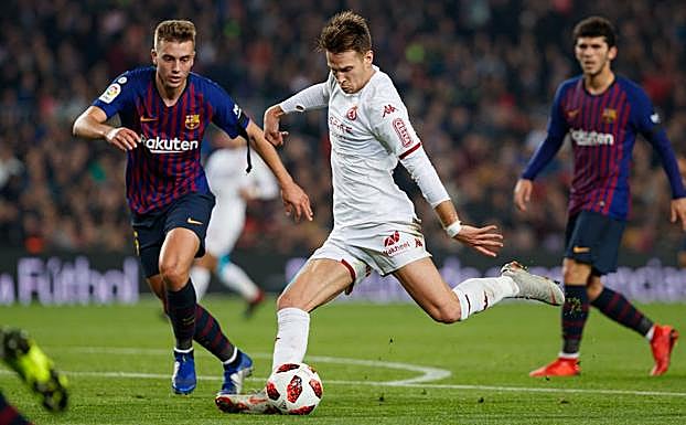 Josep Señé, en un lance del partido.