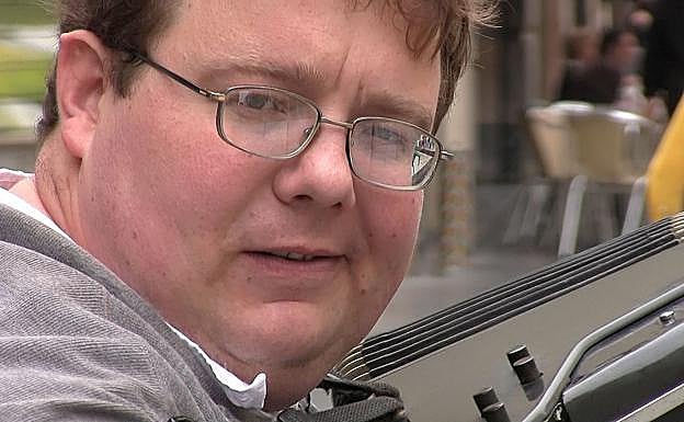 Arty, el músico ruso del acordeón. 