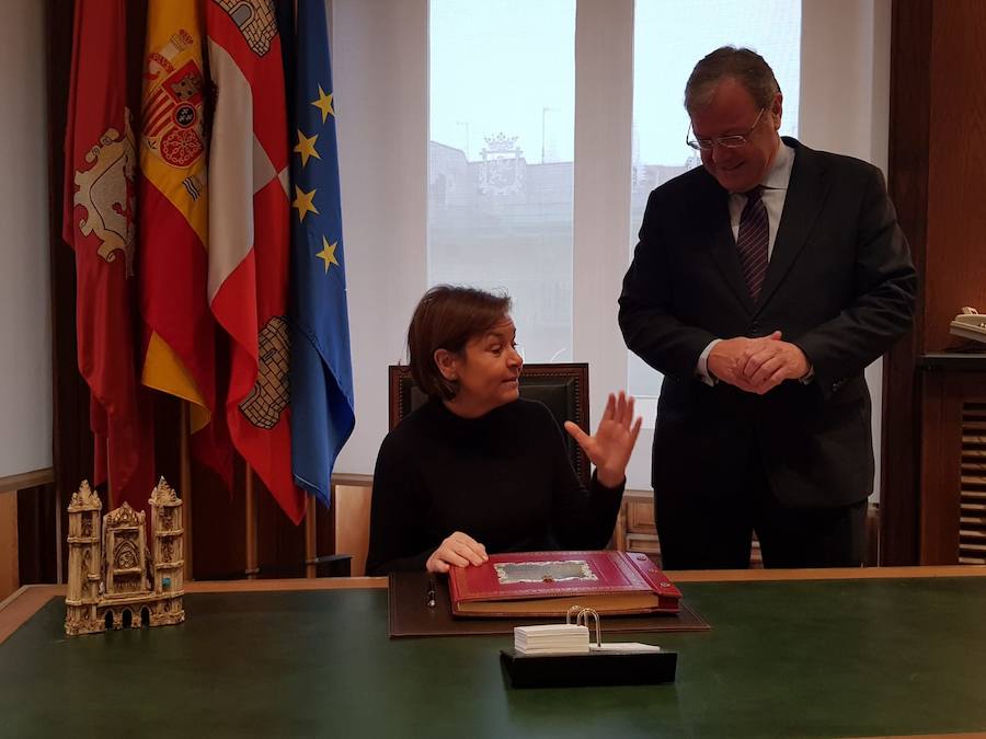 Fotos: Visita institucional de Gijón a la Ciudad de León