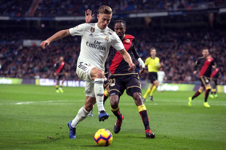 Las mejores imágenes del partido entre el Real MAdrid y el Rayo Vallecano, correspondiente a la 16ª jornada de Liga. 