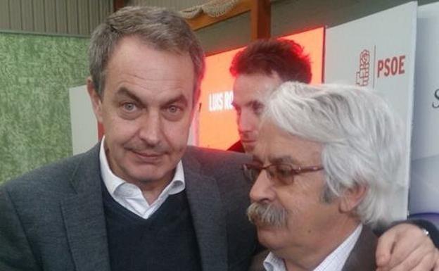 José Antonio Rodrigo Aláez, con José Luis Rodríguez Zapatero. 