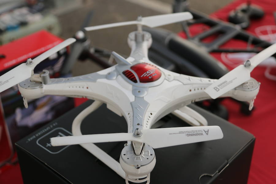 Fotos: Los drones protagonistas de la Navidad en Valverde de la Virgen