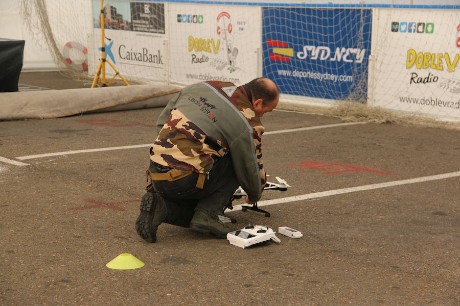 Fotos: Los drones protagonistas de la Navidad en Valverde de la Virgen