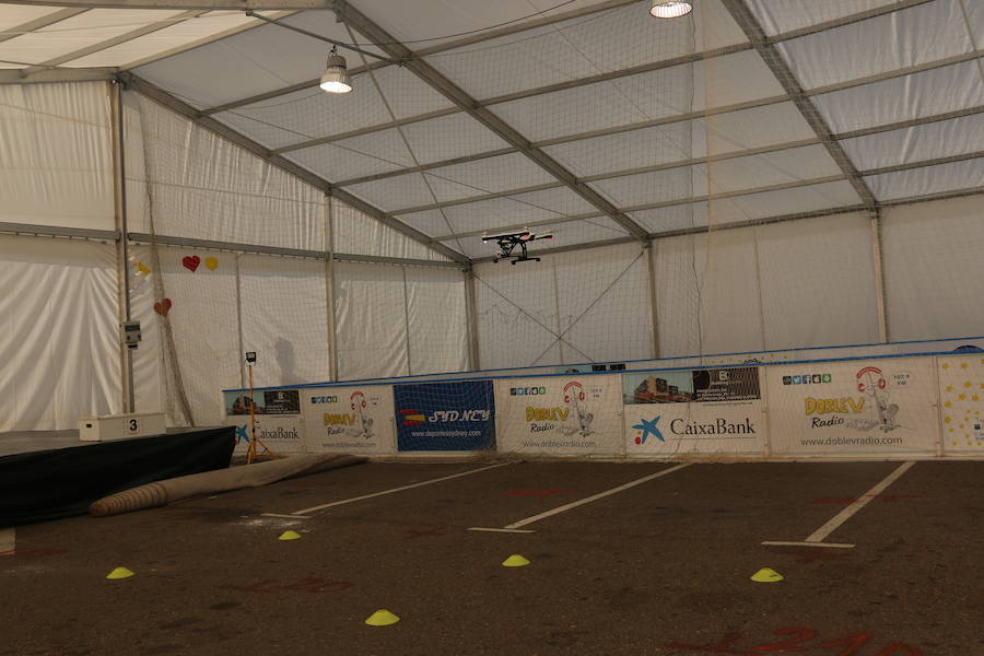 Fotos: Los drones protagonistas de la Navidad en Valverde de la Virgen