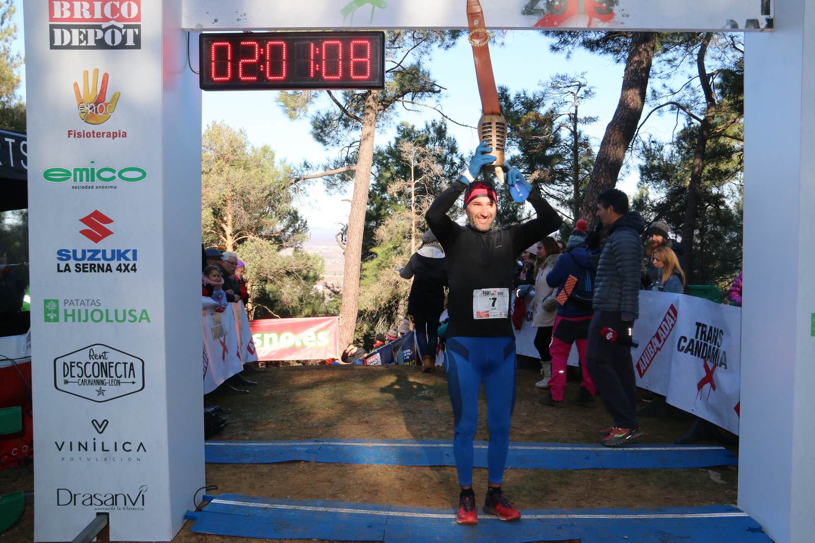 Imágenes de la llegada de la Transcandamia 2019