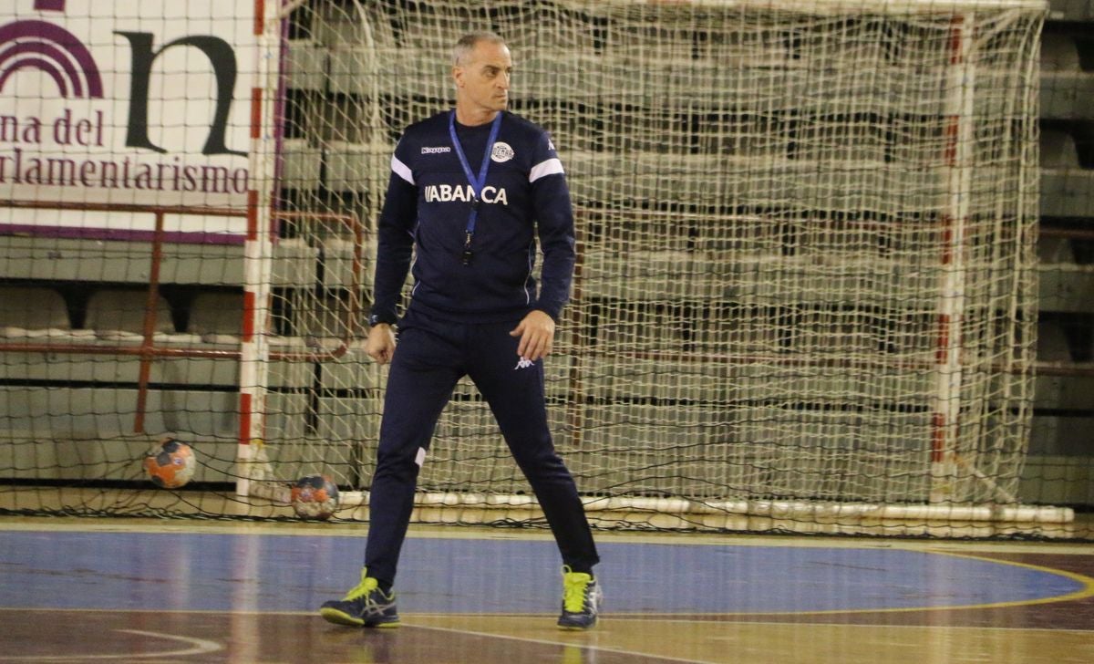 Rafa Guijosa, durante un entrenamiento.