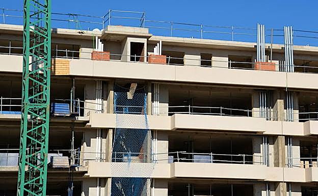 Viviendas en construcción. 