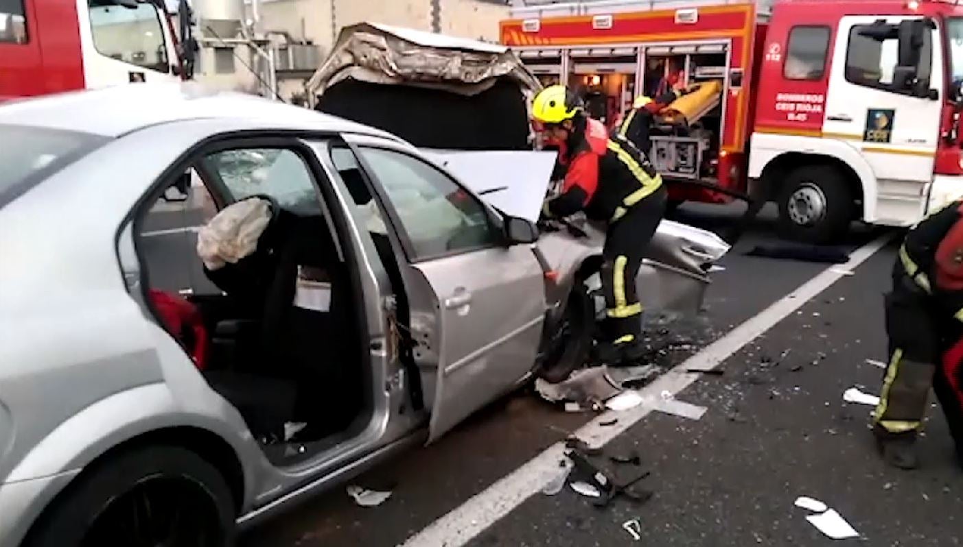 Fotos: Accidente en La Rioja