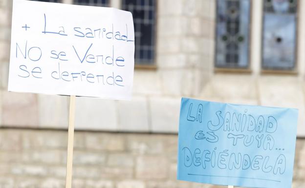 Imágenes de una de las protestas.