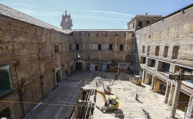 Obras en San Marcos.