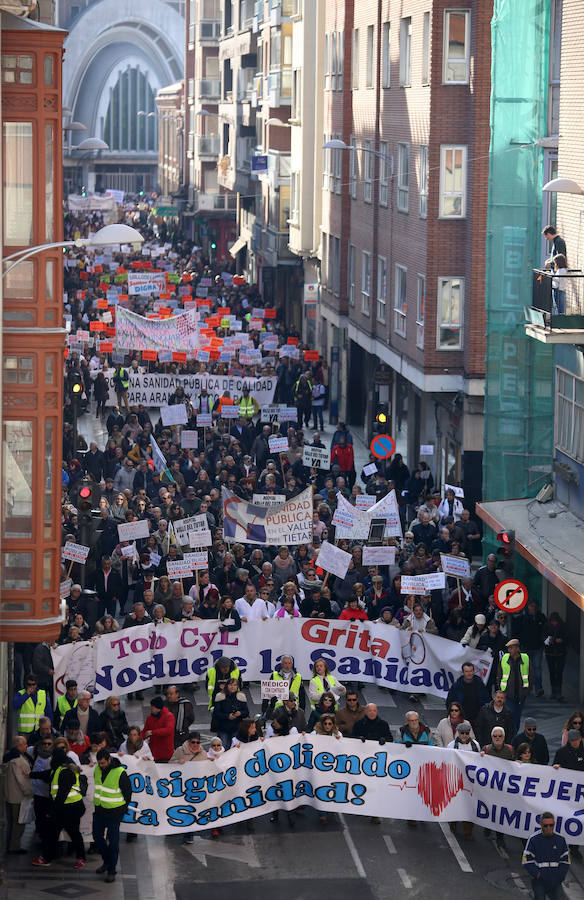 Fotos: Manifestación en defensa de la sanidad pública