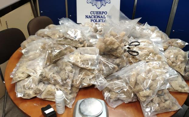 Intervienen 74 kilos de MDMA en Madrid en dos operaciones contra el tráfico de drogas sintéticas