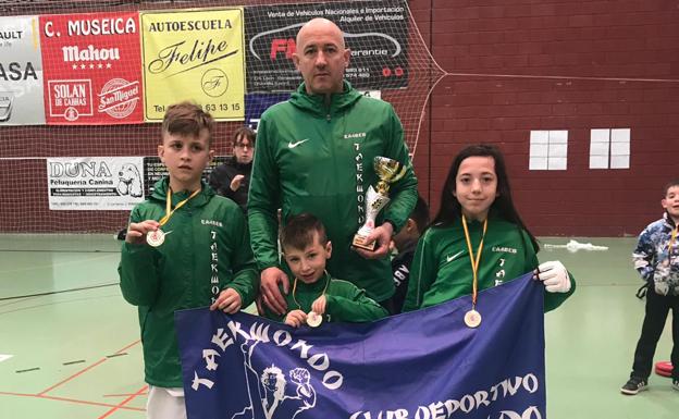 Dos oros y una plata para el Valderas en el Campeonato de Castilla y León