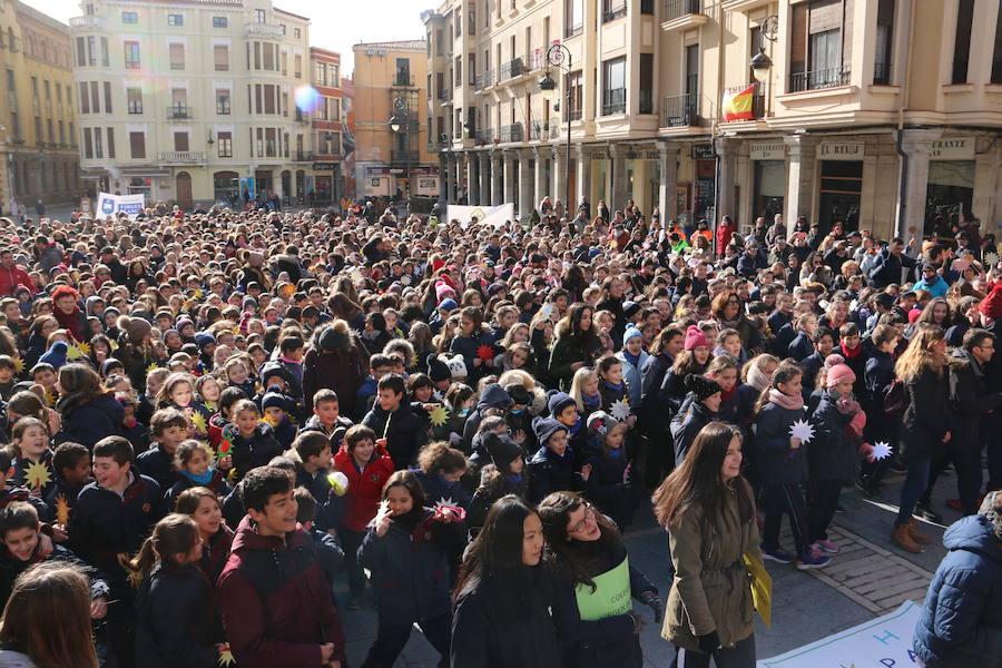 Fotos: Los estudiantes leoneses celebran el día de la Paz