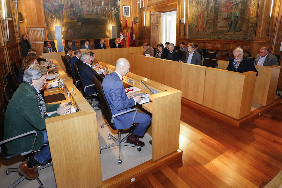 Fotos: Pleno ordinario en la Diputación de León
