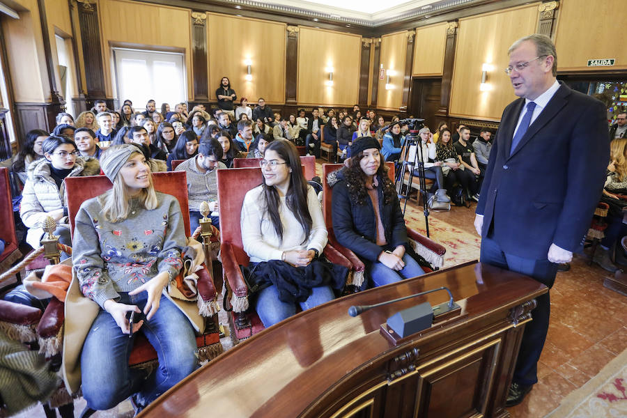 Fotos: Los nuevos Erasmus llegan a León