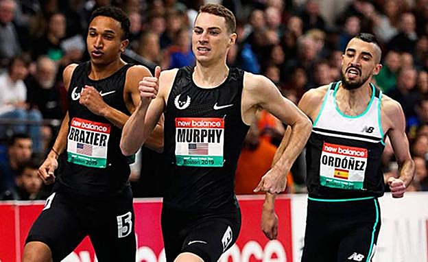 Saúl Ordóñez, en la prueba de Boston.