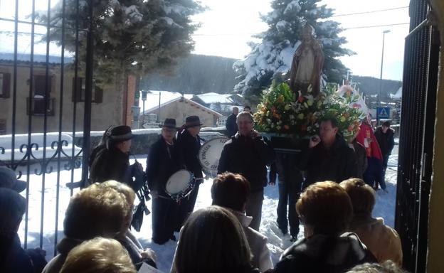 Imagen de la procesión de San Blas.