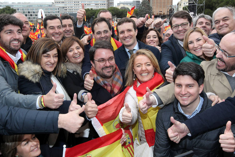 Fotos: Concentración en Madrid bajo el lema &#039;Por una España Unida ¡Elecciones ya!&#039;