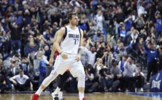 Luka Doncic, durante el partido. 