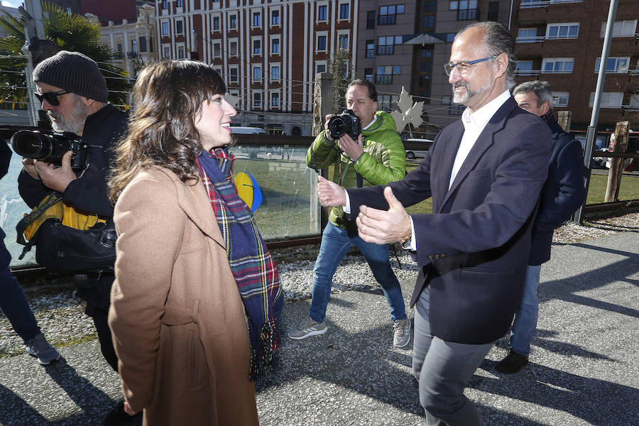 Gemma Villarroel recibe a Luis Fuentes en León. 