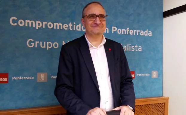 El portavoz municipal del PSOE, Olegario Ramón.
