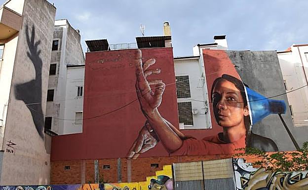 Una de las imágenes que se pueden encontrar en La Bañeza.