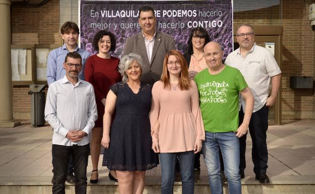 La lista de Podemos en Villaquilambre.