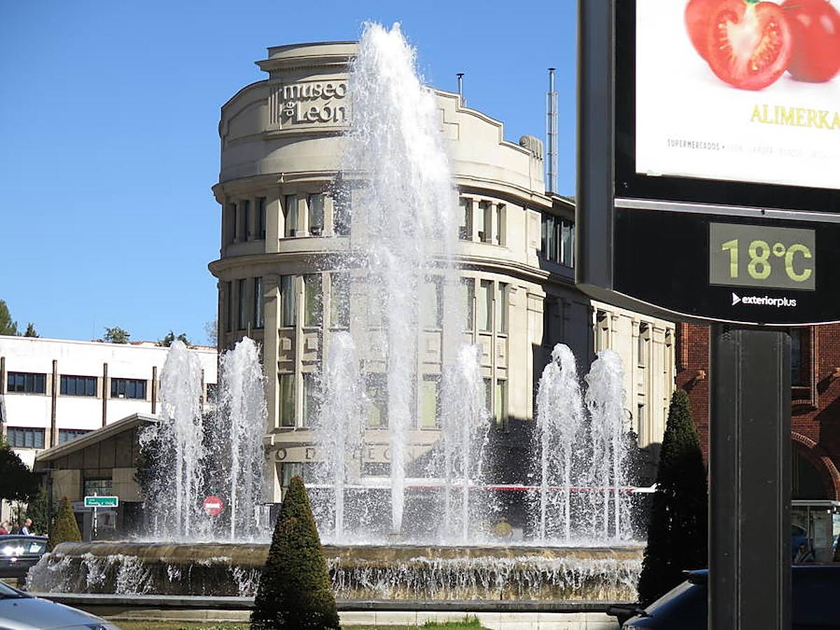 Fotos: El buen tiempo reina en León