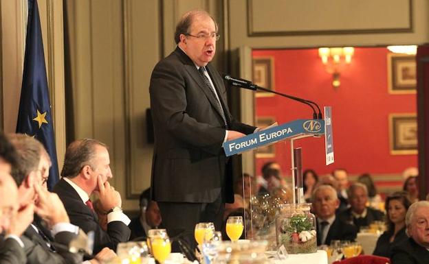 Juan Vicente Herrera, durante el Forum Europa de este martes.