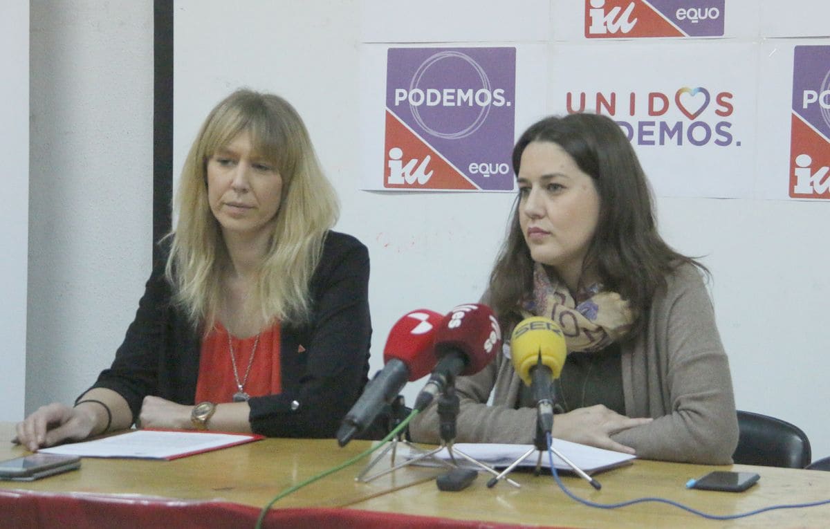 Inés Diago y Ana Marcello, en la rueda de prensa de este viernes.