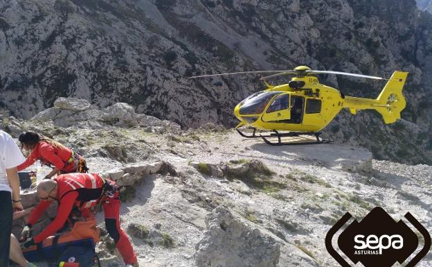 Imagen de la Ruta del Cares. BomberosAsturias