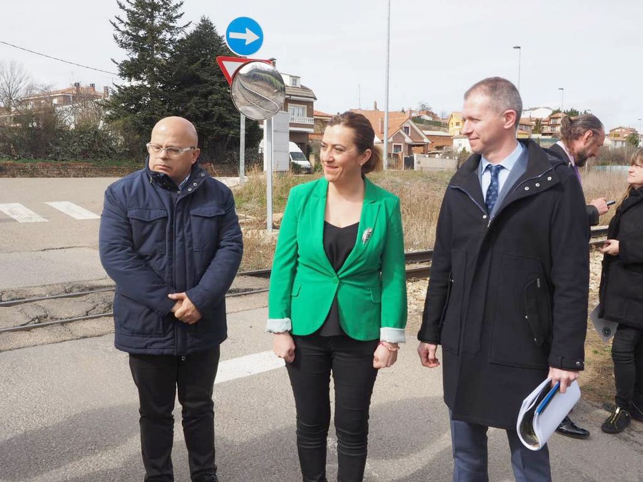 Villaquilambre rompe la brecha del tren con la supresión de cuatro pasos a nivel