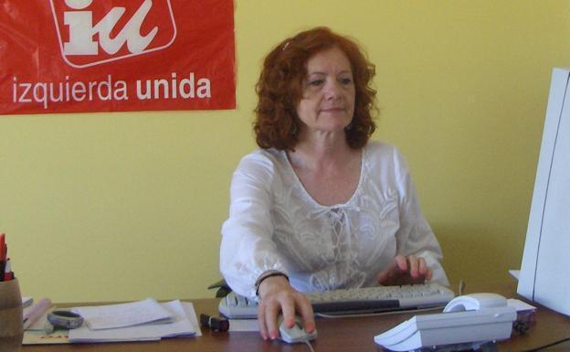 Eloína Terrón, coordinadora provincial de IU.