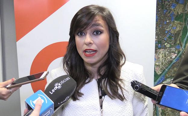 Gemma Villarroel, durante sus declaraciones. 