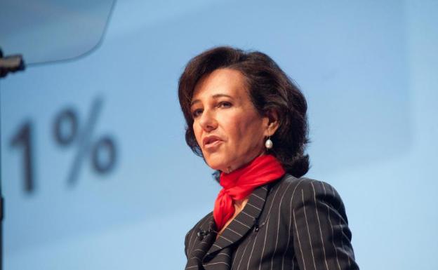 La presidenta de Banco Santander, Ana Botín.