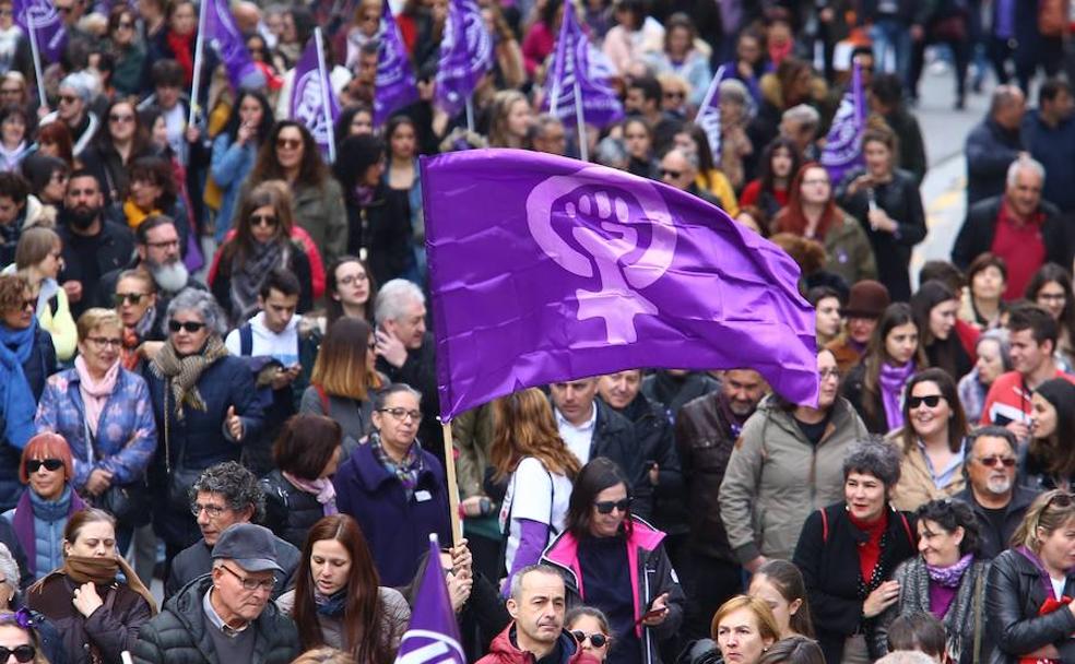 Manifestación del 8-M en Ponferrada. 