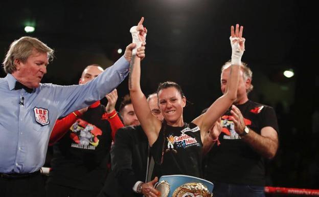 La boxeadora española se ha proclamado por tercera vez campeona mundial del peso mínimo