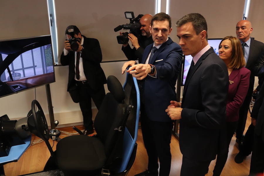 Fotos: La visita de Pedro Sánchez al Instituto Tecnológico de Castilla y León en Burgos, en imágenes