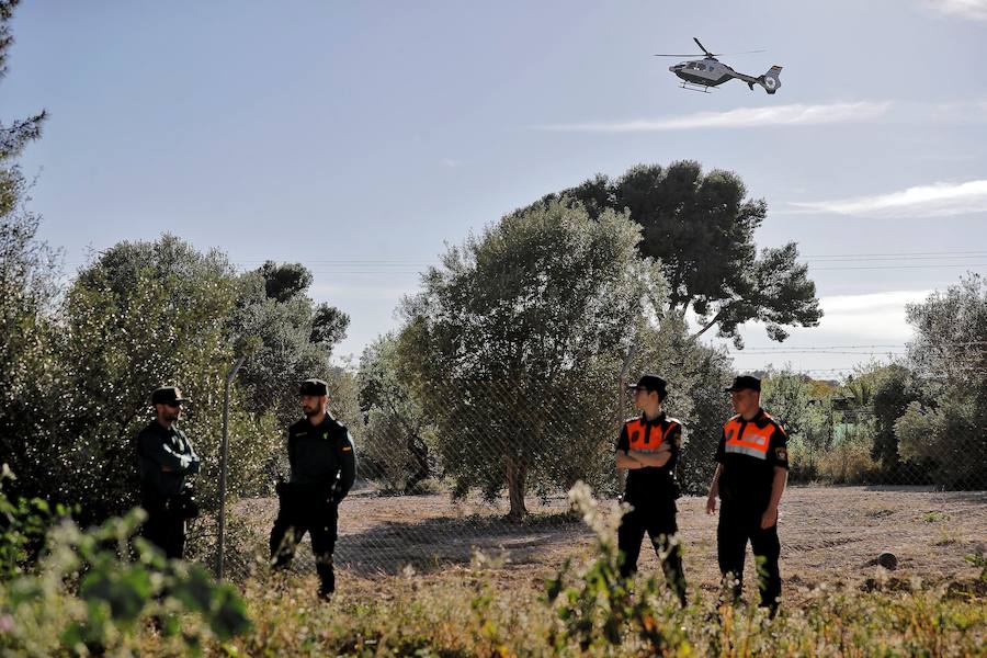 Fotos: Angustiosa búsqueda de dos niños desaparecidos en Godella