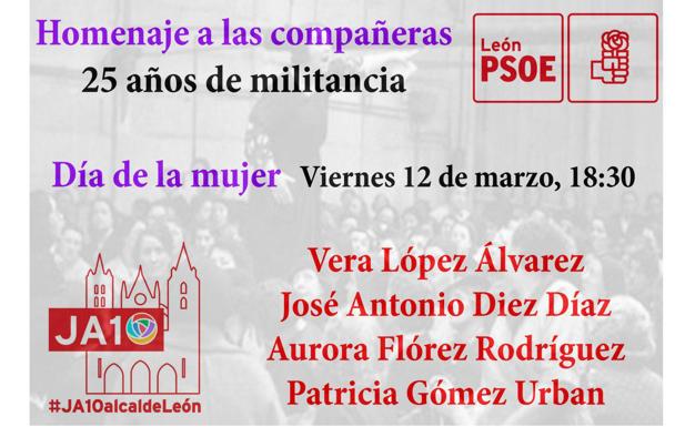 El PSOE homenajea a las mujeres en la figura de sus militantes más veteranas