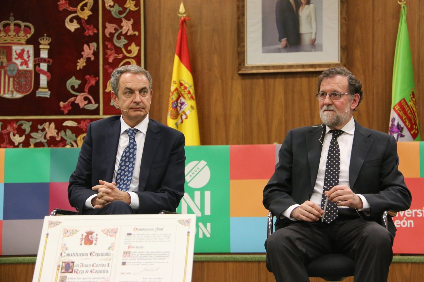 Los dos expresidentes del Gobierno se citan en León para hablar de los 40 años de la ULE y 40 años de la Constitución