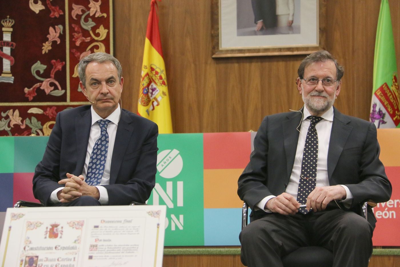 Los dos expresidentes del Gobierno se citan en León para hablar de los 40 años de la ULE y 40 años de la Constitución