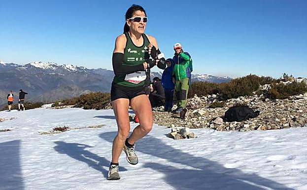 Veronica Sánchez, ganadora en categoría femenina.