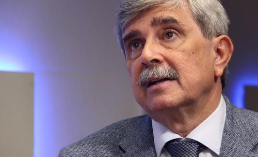 García Marín, durante un encuentro en leonoticias. 