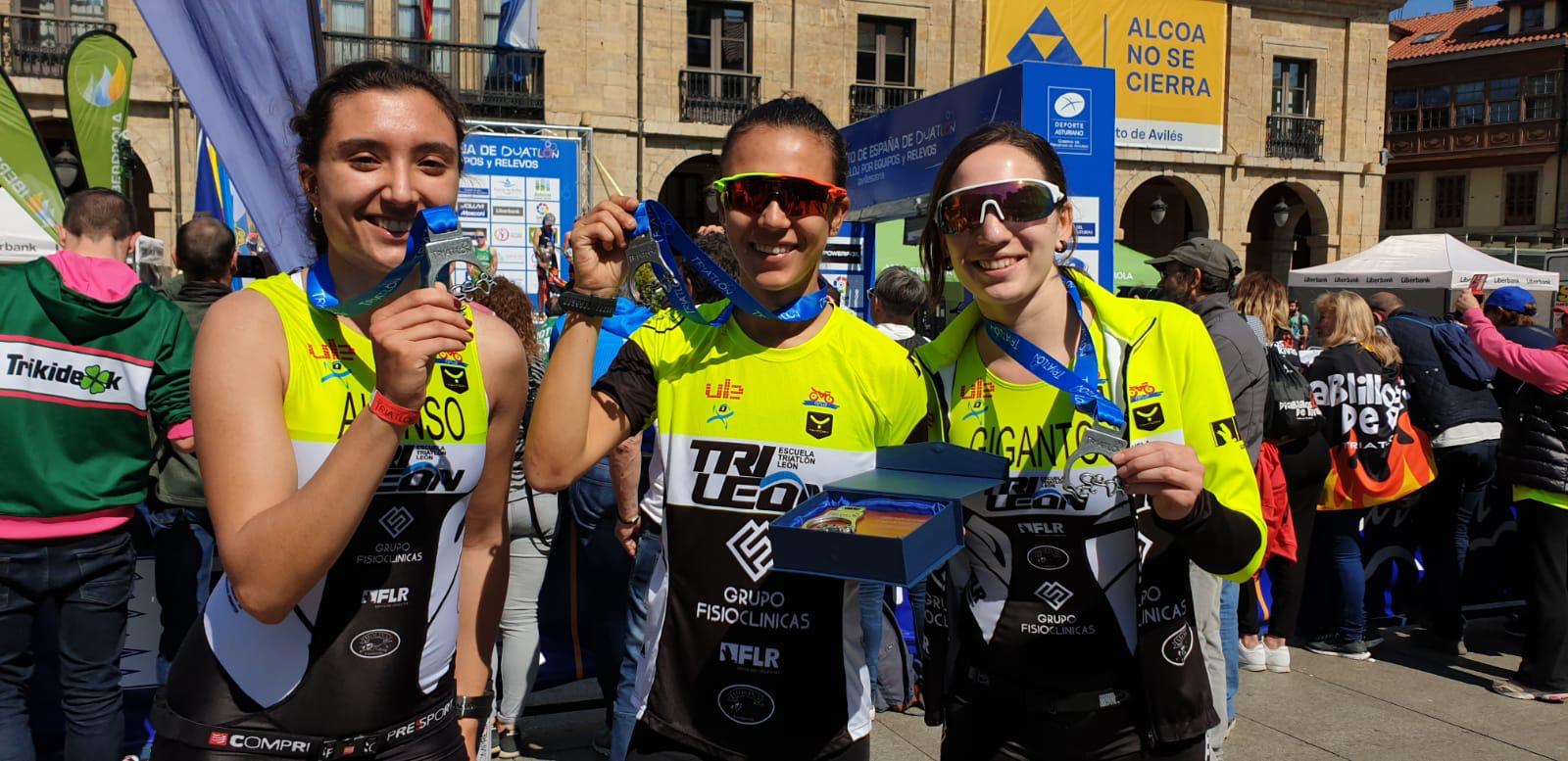 Trileón - Fisioclínicas se vuelve de Avilés con dos medallas y un cuarto puesto