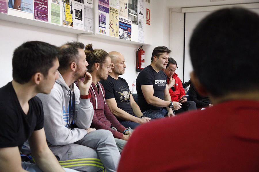 Fotos: Podemos mantiene una reunión con Bomberos de todo el país