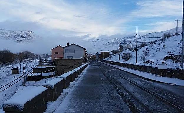 Zonas de la montaña leonesa este viernes.