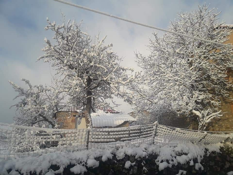 Las estampas invernales se han reproducido en las últimas horas en la provincia de León, en la que la nieve ha regresado a las zonas de montaña